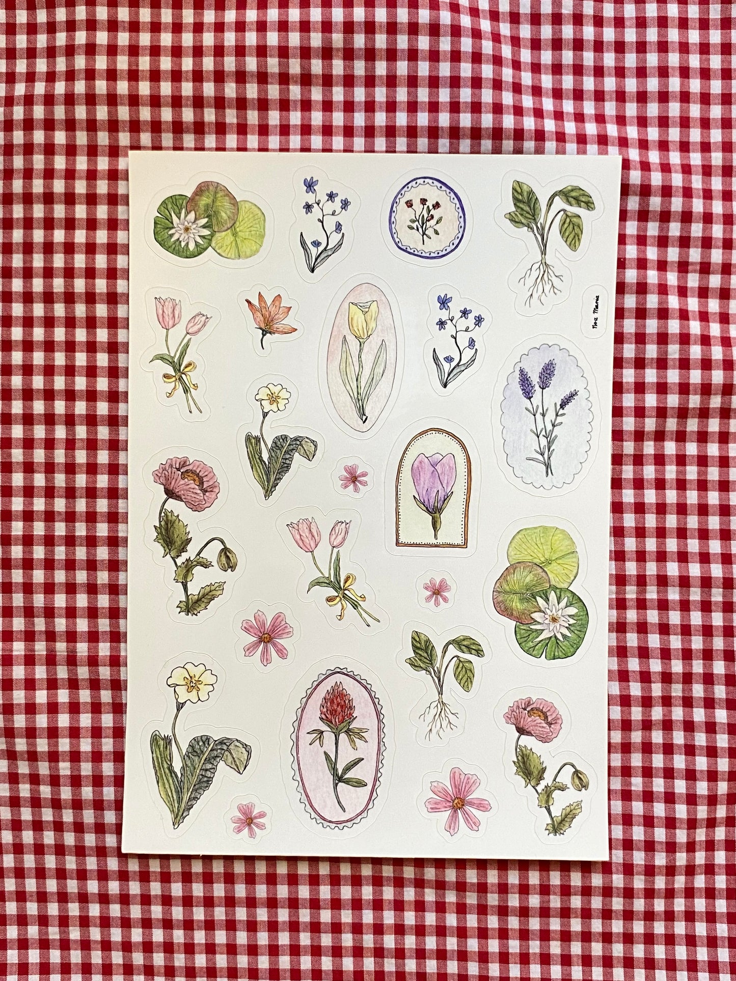 “Flora” stickersheet (limited edition!)