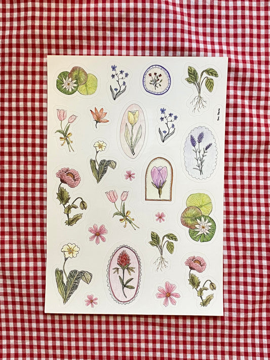 “Flora” stickersheet (limited edition!)