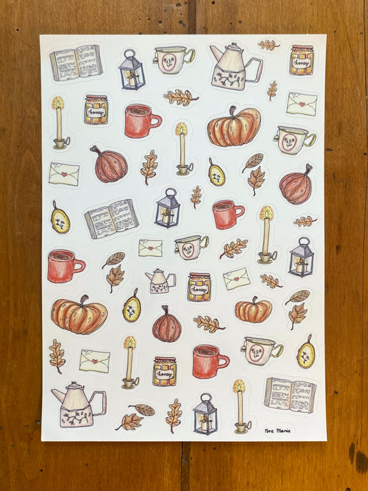 „autumn“ vinyl stickersheet 🍂